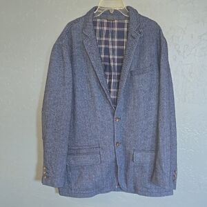 The Territory Ahead Back East V2 Blue Plaid Wool-Lined Jacket